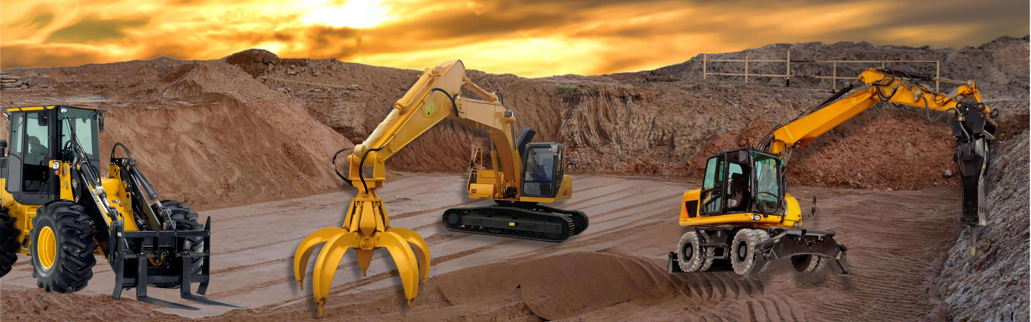 Crawler excavator eranskinak